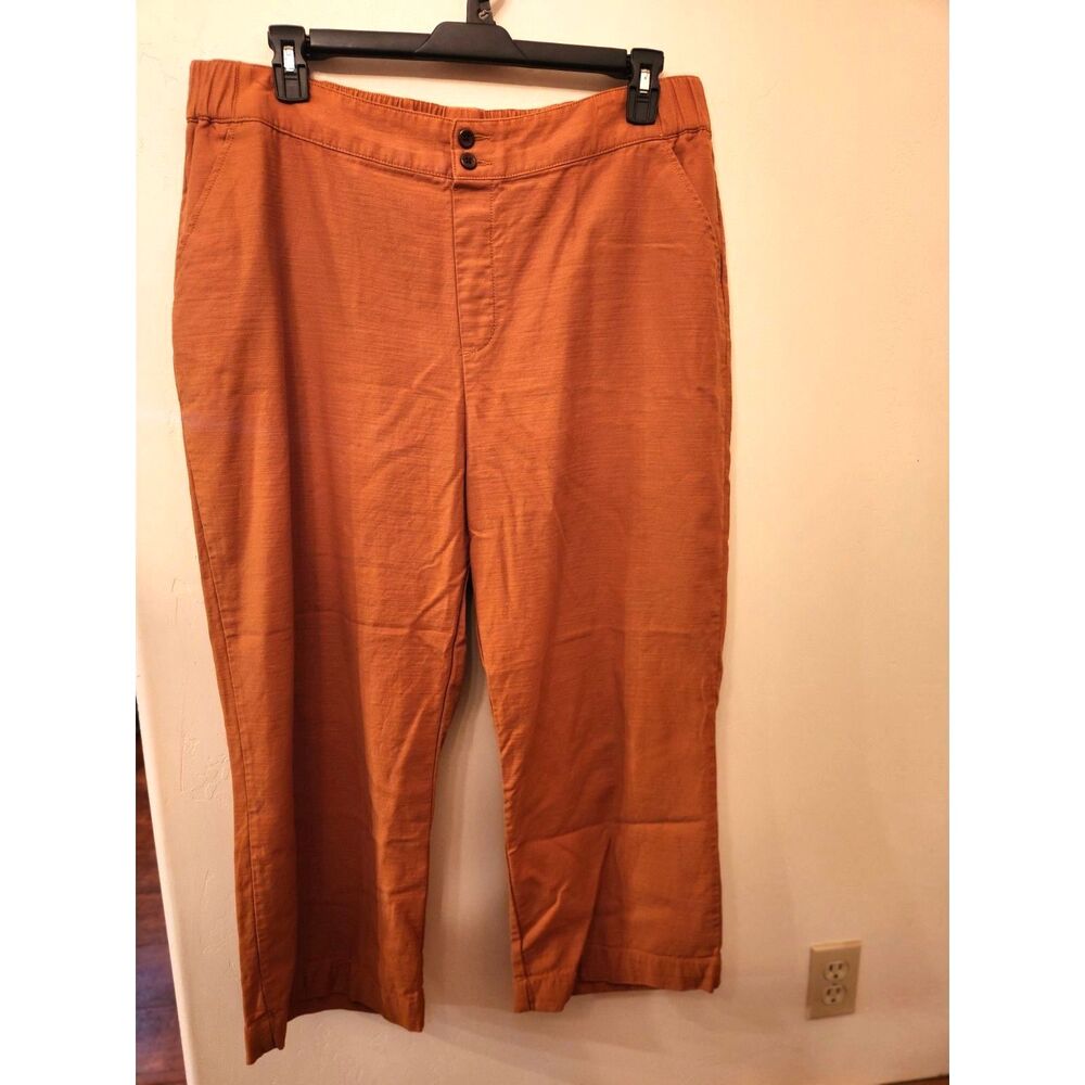 Me by Jennie Garth Burnt Orange Pants Pull-on Women's Size 18W